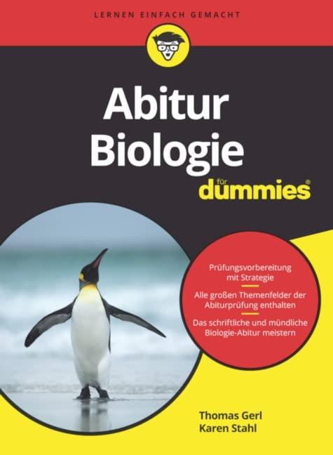 Abitur Biologie für Dummies: Der leicht verständliche Abitrainer