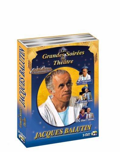 Coffret jacques balutin : l'amour foot ; un diner intime ; le diamant rose [FR Import]