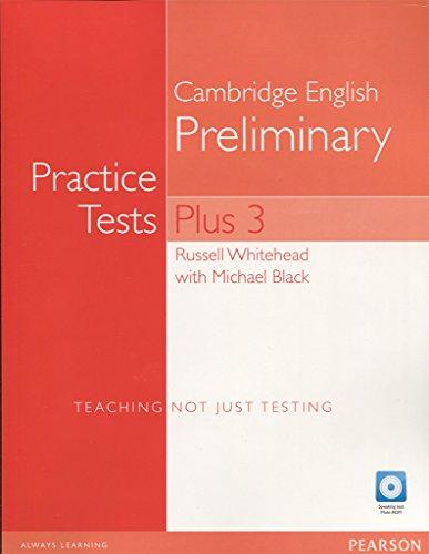 Practice Tests Plus PET 3 without Key and Multi-ROM/Audio CD Pack