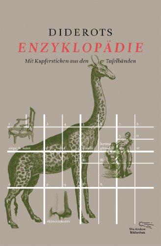 Diderots Enzyklopädie: Mit Kupferstichen aus den Tafelbänden (Die Andere Bibliothek)