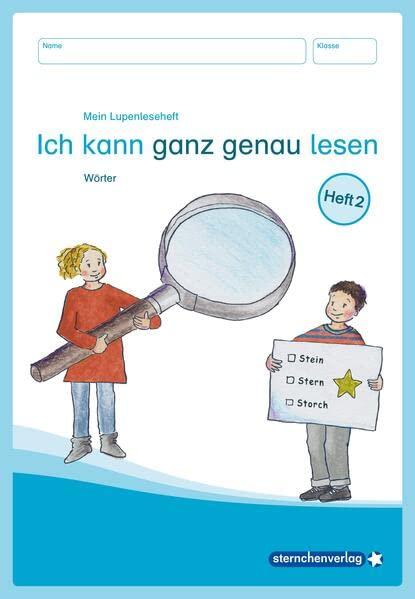 Mein Lupenleseheft 2 - Ich kann ganz genau lesen -: Wörter