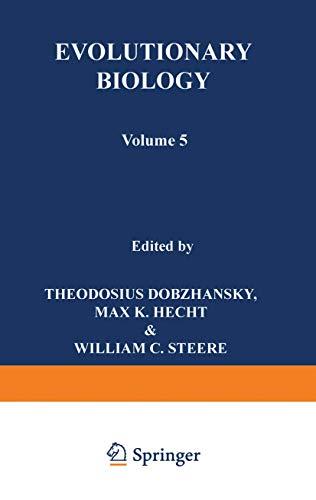 Evolutionary Biology: Volume 5