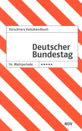 Kürschners Volkshandbuch Deutscher Bundestag. 16. Wahlperiode.