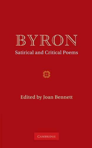 Byron: Satirical and Critical Poems