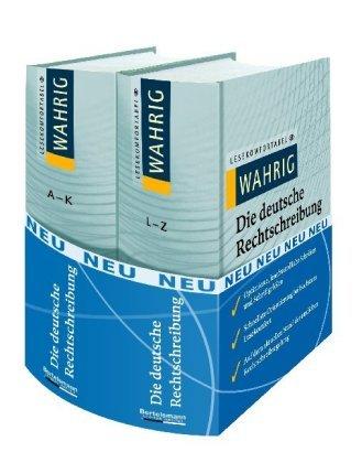 WAHRIG Lesekomfortabel Die deutsche Rechtschreibung: 2 Bände