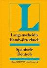 Langenscheidts Handwörterbuch, Spanisch