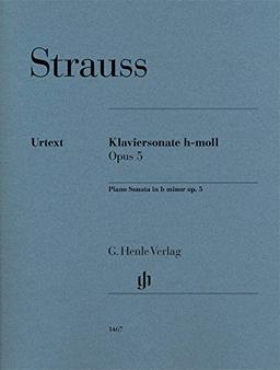 Klaviersonate h-moll op. 5: Instrumentation: Piano solo