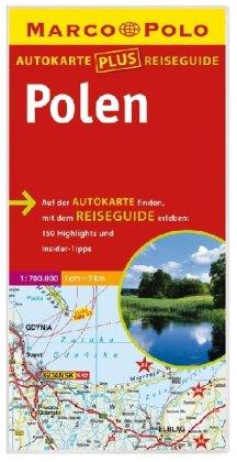 Marco Polo Autokarte plus Reiseguide Polen 1:700 000