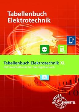 Tabellenbuch Elektrotechnik XL: Buch mit Keycard (4-Jahreslizenz des dig: Buch mit Keycard (4-Jahreslizenz des digitalen Buches)