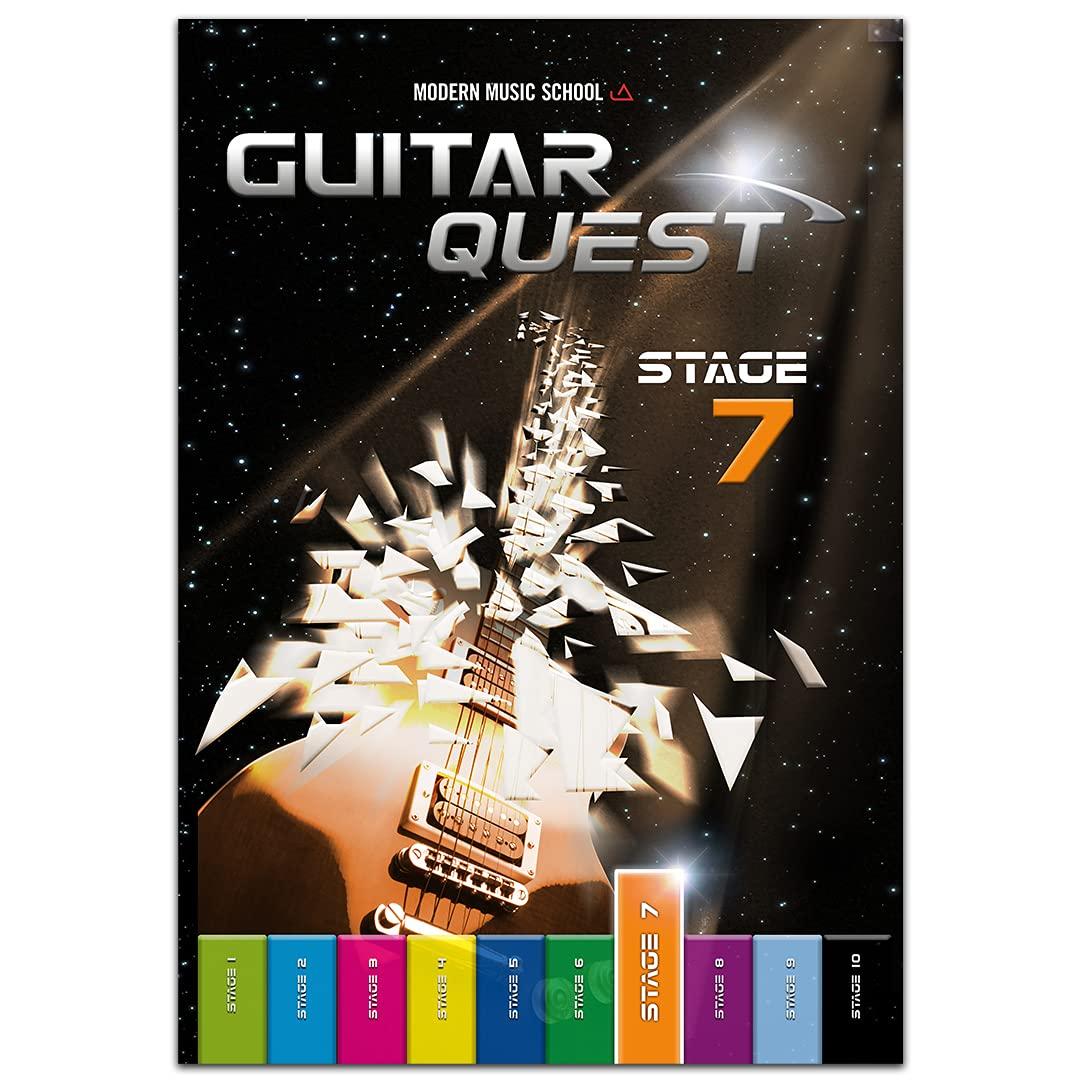 Guitar Quest Stage 7: Gitarrenschule Fortgeschrittene Gitarre lernen, Gitarrenbuch / Songbuch mit Bonus-Material (DEU)