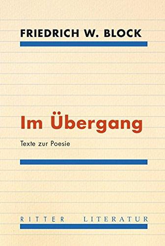 Im Übergang: Texte zur Poesie