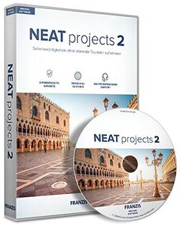 FRANZIS NEAT projects 2|2|Für bis zu 3 Geräte|zeitlich unbegrenzt|Bildbearbeitungsprogramm für Windows PC und Mac OS X|Disc|Disc