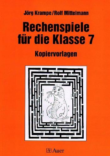 Rechenspiele, Für die Klasse 7