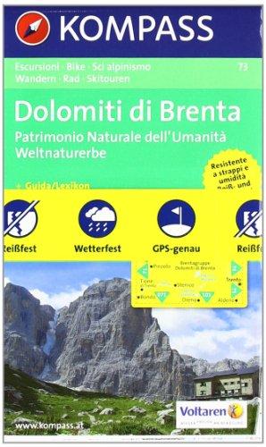 Gruppo di Brenta: Wandern, Rad und Skitouren. 1:50.000