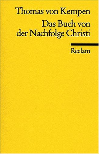 Das Buch von der Nachfolge Christi