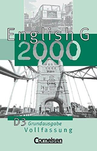 English G 2000, Ausgabe D, Zu Band 3 3 Cassetten zum Schülerbuch (Vollfassung), Grundausg.