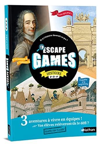 Escape games : histoire 6e, 5e, 4e