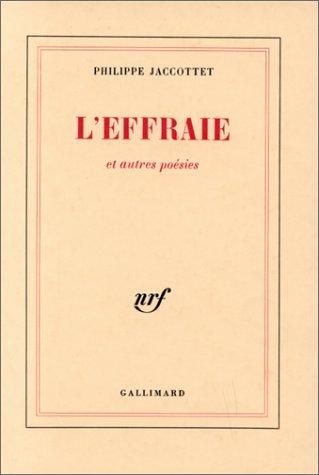 L'effraie : et autres poésies