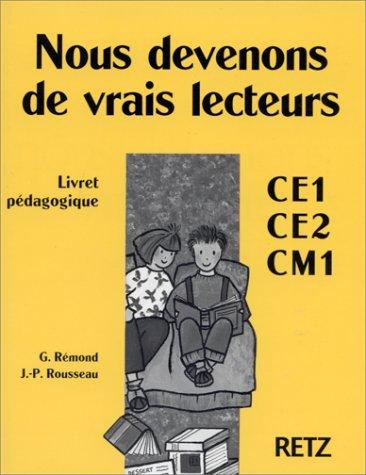 Nous devenons de vrais lecteurs, livret pédagogique : niveau 1 livret pédagogique