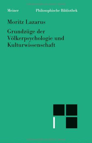 Grundzüge der Völkerpsychologie und Kulturwissenschaft