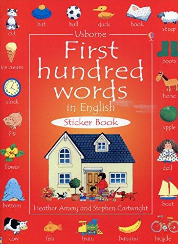 First Hundred Words in English. Sticker Book