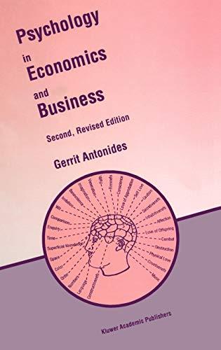 Psychology in Economics and Business: An Introduction to Economic Psychology