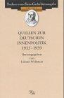 Quellen zur deutschen Innenpolitik 1933-1939