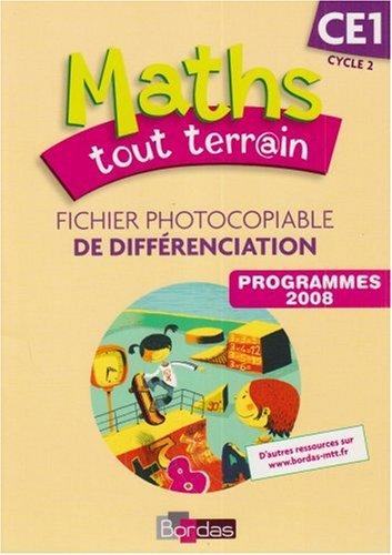 Maths tout terrain CE1 : fichier photocopiable