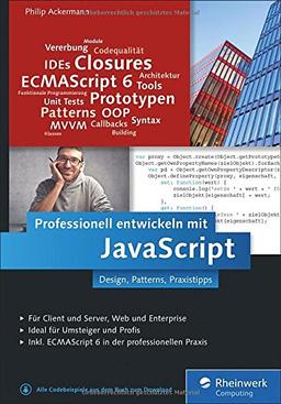 Professionell entwickeln mit JavaScript: Design, Patterns und Praxistipps für Enterprise-fähigen Code