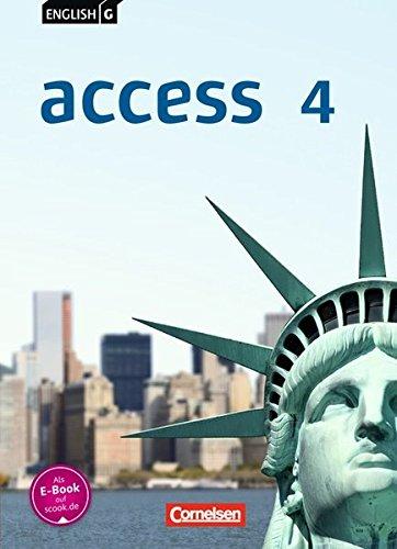 English G Access - Allgemeine Ausgabe: Band 4: 8. Schuljahr - Schülerbuch: Festeinband