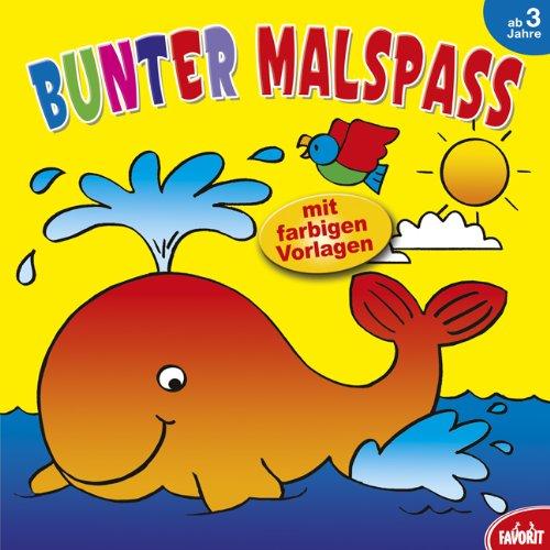 Bunter Malspaß: Malbuch ab 3 Jahren - Cover Wal