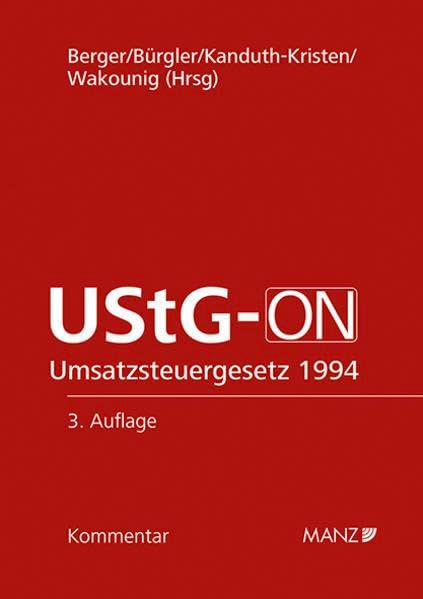 Kommentar zum Umsatzsteuergesetz 1994 UStG-ON (Großkommentar)