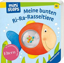 Meine bunten Ri-Ra-Rasseltiere: Ab 6 Monaten (ministeps Bücher)