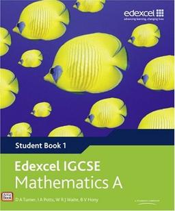 Edexcel International GCSE Mathematics A Student Book 1 with ActiveBook CD