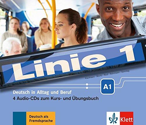 Linie 1 A1: 4 Audio-CDs zum Kurs- und Übungsbuch