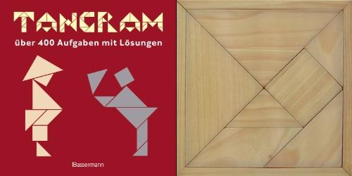 Tangram-Set: über 400 Puzzles mit Lösungen. Buch und Holztangram: über 400 Aufgaben mit Lösungen. Buch und Holzlegespiel