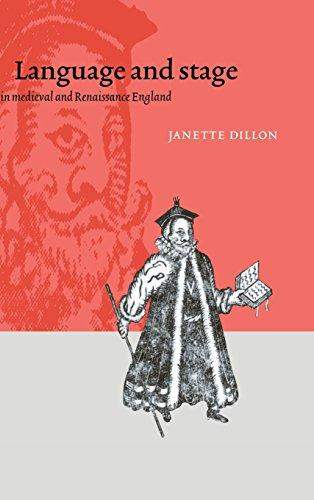 Language and Stage in Medieval and Renaissance England