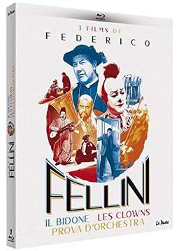 Coffret fellini 3 films : il bidone ; les clowns ; prova d'orchestra [Blu-ray] [FR Import]