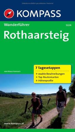 Rothaarsteig: Wanderführer mit Tourenkarten und Höhenprofilen