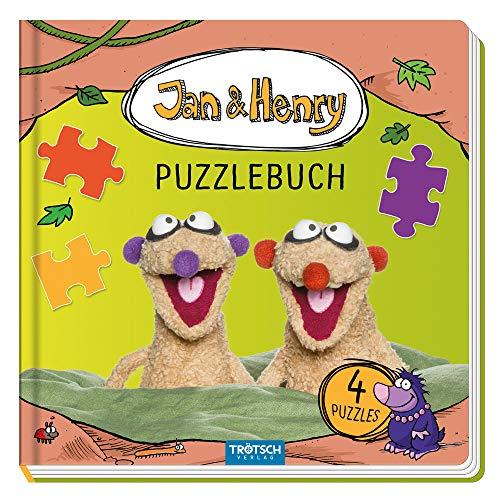 Trötsch Jan und Henry Puzzlebuch mit 4 Puzzle: Beschäftigungsbuch Entdeckerbuch Puzzlebuch