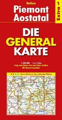 Die Generalkarte Italien Extra 1 Piemont - Aostatal 1:200.000