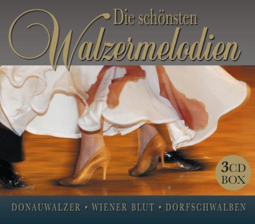 Die schönsten Walzermelodien (50 Klassikhits auf 3 CDs - Donauwalzer, Wiener Blut, Dorfschwalben uva.)