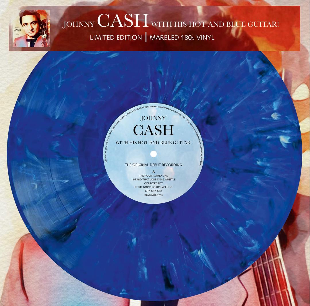 Johnny Cash With His Hot And Blue Guitar (Original Debut Recording) - Limitiert - 180gr. marbled, Magic [180g Vinyl / Limited Edition, Vinyl LP] [Vinyl LP]