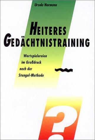 Heiteres Gedächtnistraining: Wortspielereien im Großdruck nach der Stengel-Methode