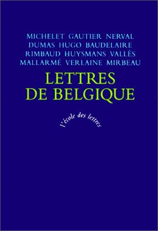 Lettres de Belgique