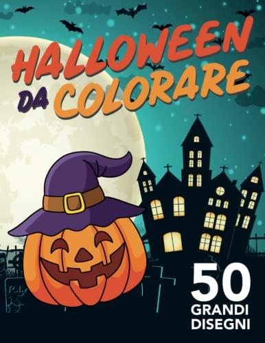 HALLOWEEN DA COLORARE: 50 grandissimi disegni di mostriciattoli da colorare per bambini da 3 a 6 anni | Formato grande (Kids)