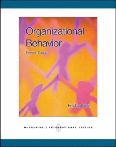 Organizational Behavior