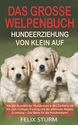 DAS GROSSE WELPEN BUCH - HUNDEERZIEHUNG VON KLEIN AUF: Von der Auswahl der Hunderasse & des Züchters bis hin zum richtigen Training und der effektiven Welpen Erziehung – Das Beste für die Hundewelpen!