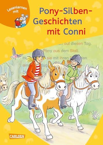 LESEMAUS zum Lesenlernen Sammelbände: Pony-Silben-Geschichten mit Conni: 3 Geschichten in 1 Band | Lesetexte mit farbiger Silbenmarkierung