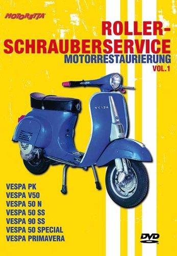 DVD- Motorrestaurierung 01. Roller-Schrauberservice . VESPA: PK, V50, 50N, 50 SS, 90 SS, 50 Special, Primavera